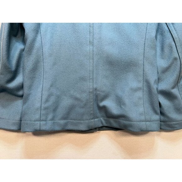 Gap Women's Wool Blend Toggle Peacoat Long Sleeve Size Small Blue Zip Up Casual - Picture 12 of 12